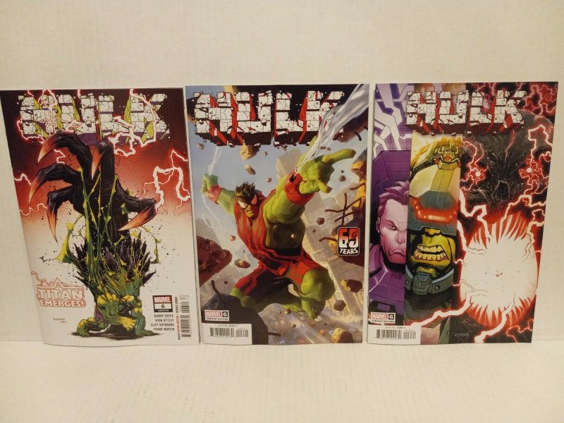 HULK #6:  FIRST APPEARANCE OF TITAN - 3 COVERS - FREE SHIPPING