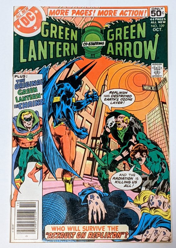 Green Lantern #109 (Oct 1978, DC) NM- 9.2 Golden Age Green Lantern backup story