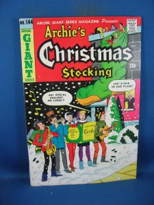 ARCHIE CHRISTMAS STOCKING 144 F VF 1967