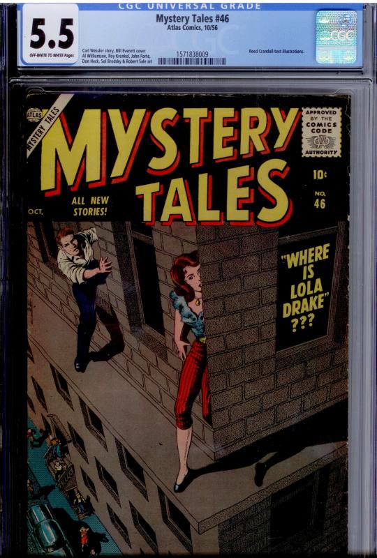 Mystery Tales #46 CGC 5.5  2ND CITY COLLECTION Al Williamson, Krenkel, Crandall