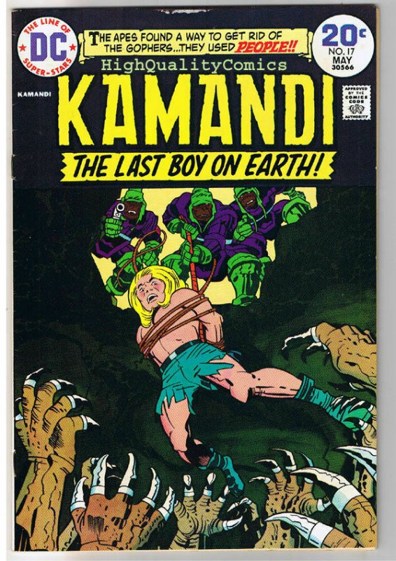 KAMANDI #17, FN, Jack Kirby, Last Boy on Earth, 1972, more JK in store
