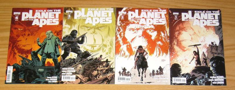 Exile on the Planet of the Apes #1-4 VF/NM complete series - all A variants set