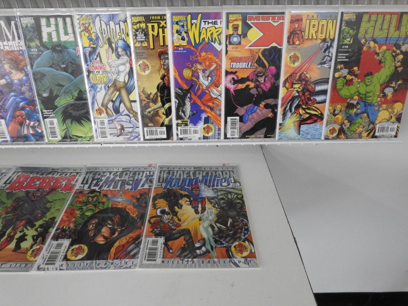 Huge Lot 130+ Comics Silver Surfer,  Spider-Man,  X-men+ Avg VF+ Condition