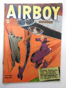 Airboy Comics #96 (1952) VG- Condition! 1 in tear front cover, 1 in spine split