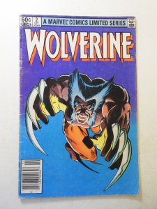Wolverine #2 (1982) GD Condition centerfold detached bottom staple