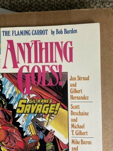 Anything Goes #1 (1986 Comic Journal) Flaming Carrot, Gil Kane Savage 