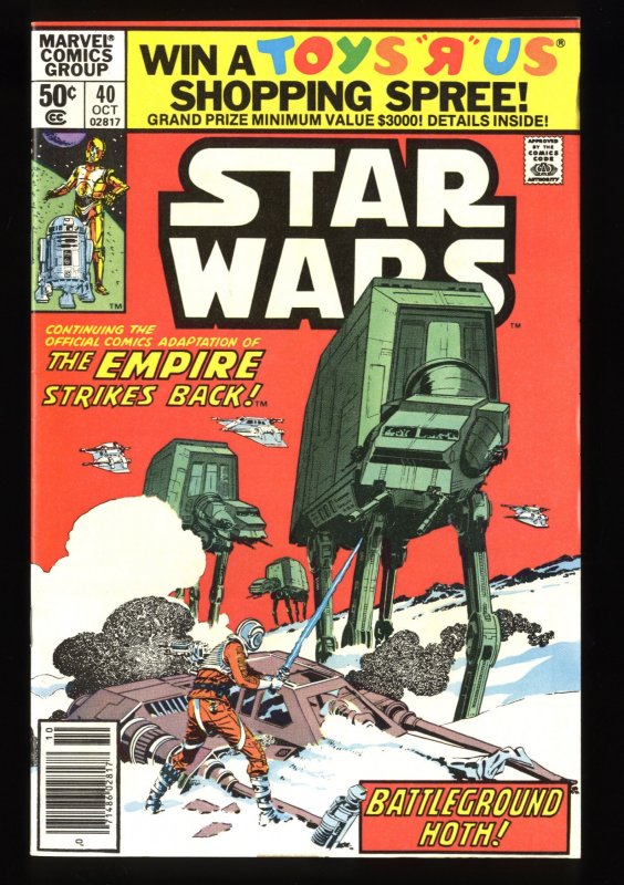 Star Wars #40 NM- 9.2 Newsstand Variant 1st Rogue Squadron!