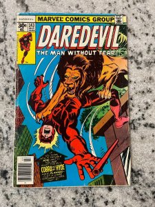 Daredevil # 143 VG Marvel Comic Book Avengers Hulk Thor Iron Man Cobra 7 SM14