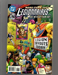 Lot Of 12 Legionnaires DC Comic Books # 36 37 38 39 40 41 42 43 44 45 46 47 GK34