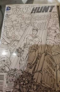 Titans Hunt #4 Variant Cover (2016)