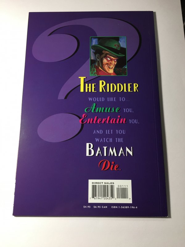 Batman: Riddler and the Riddle Factory #1 (1995) NM DC Comic Book J746