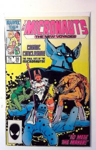 Micronauts: The New Voyages #20 (1986) Marvel Comics 1st Print Comic Book