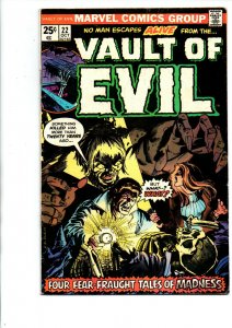Vault of Evil #22 - Horror - Marvel - 1975 - Very Good/Fine