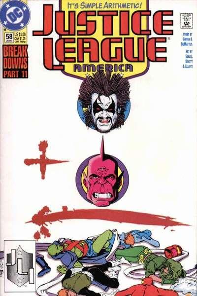 Justice League (1987 series) #58, NM- (Stock photo)