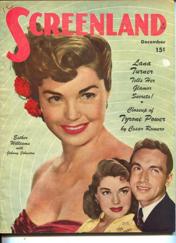 ScreenLand-Esther Williams-Johnny Johnston-Cesar Romero-Dec-1947