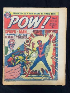 Pow! #4 2/11/1967- Amazing Spider-man- Mad Tinkerer British reprint G/VG