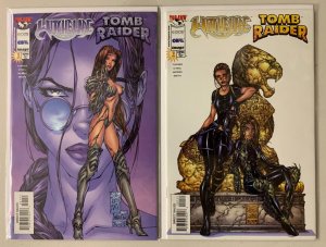 Witchblade Tomb Raider 2 different books variants 8.0 VF (1998)