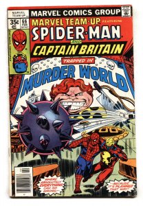 Marvel Team-up #66--SPIDER-MAN and Captain Britain--comic book