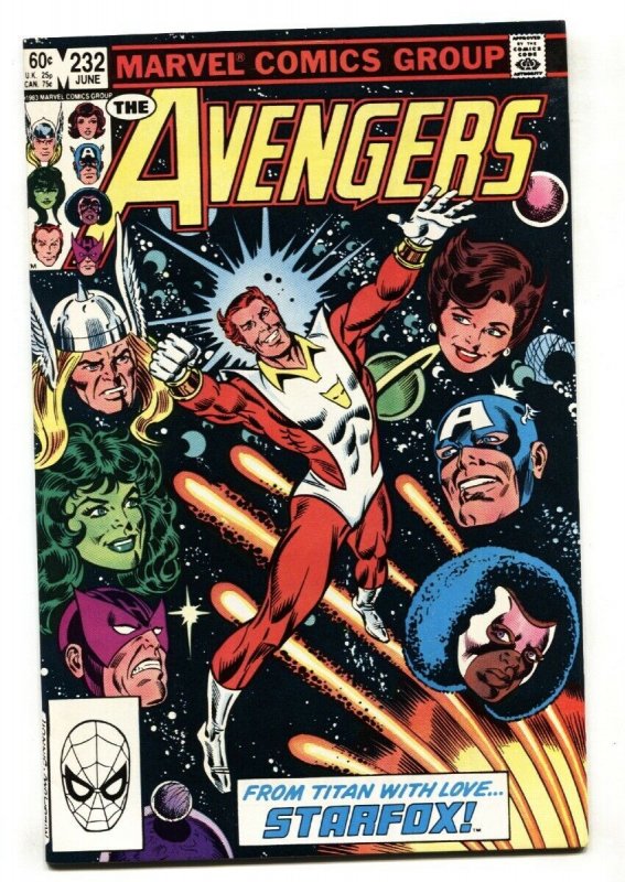 AVENGERS #231-STARFOX-MARVEL-comic book VF 