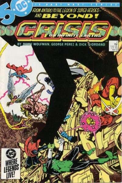 Crisis on Infinite Earths #2, VF+ (Stock photo)