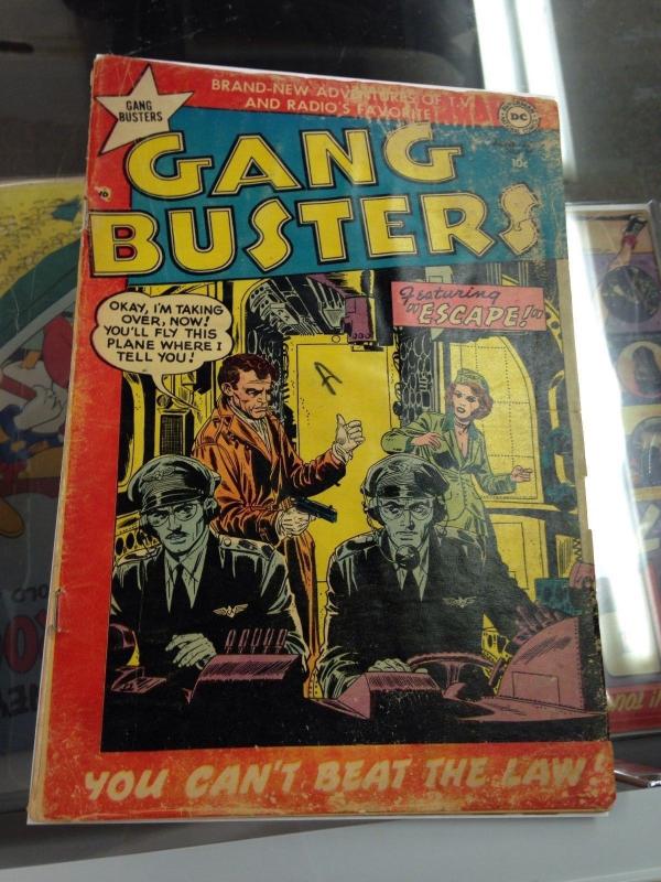Gang Busters 34 Water damaged complete low grade