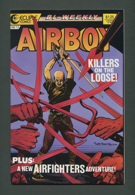 Airboy #13  /  8.0 VFN  / January 1987