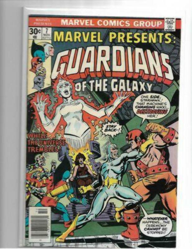 MARVEL PRESENTS #7 - NM- - GUARDIANS OF THE GALAXY - BRONZE AGE KEY