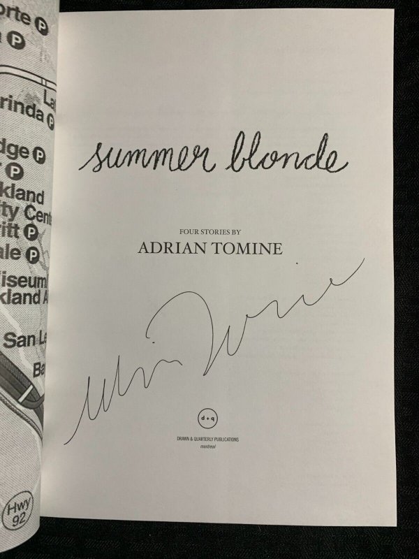 2005 SUMMER BLONDE by Adrian Tomine SC SIGNED VF 8.0 2nd Drawn & Quarterly