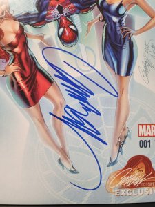 Amazing Spider-Man #1 - Signed J. Scott Campbell w/COA / Encased (9.0/9.2) 2015