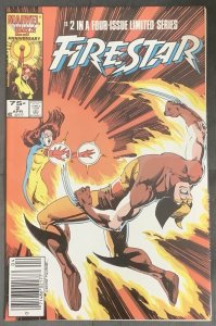 Firestar #2 Limited Series. Newsstand Edition (1986, Marvel) VF/NM