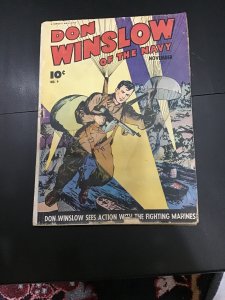 Don Winslow of the Navy #9 (1943) War two era! Affordable grade! GD Wow!