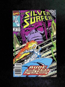 Silver Surfer #51 2nd Series Marvel Comics 1991 VF Newsstand