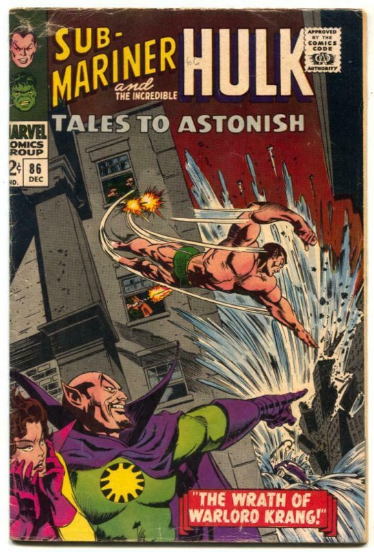 Tales To Astonish #86 1966- Hulk- Sub-mariner VG