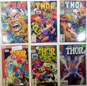 Mighty Thor Lot 6 #462, 463, 465, 468, 474, 475 1993 Marvel 1st Print Comics