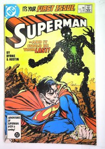 Superman (1987 series)  #1, VF+ (Actual scan)