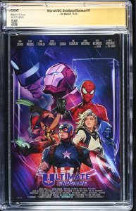 DEADPOOL BATMAN #1 MARVEL 2025 GREG CAPULLO/ZEB WELLS 2X SIGNED CGC SS 9.8 NM
