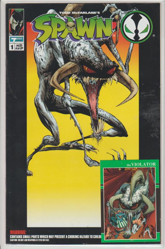 TODD Mc FARLANE'S SPAWN #1 W/TRADING CARD