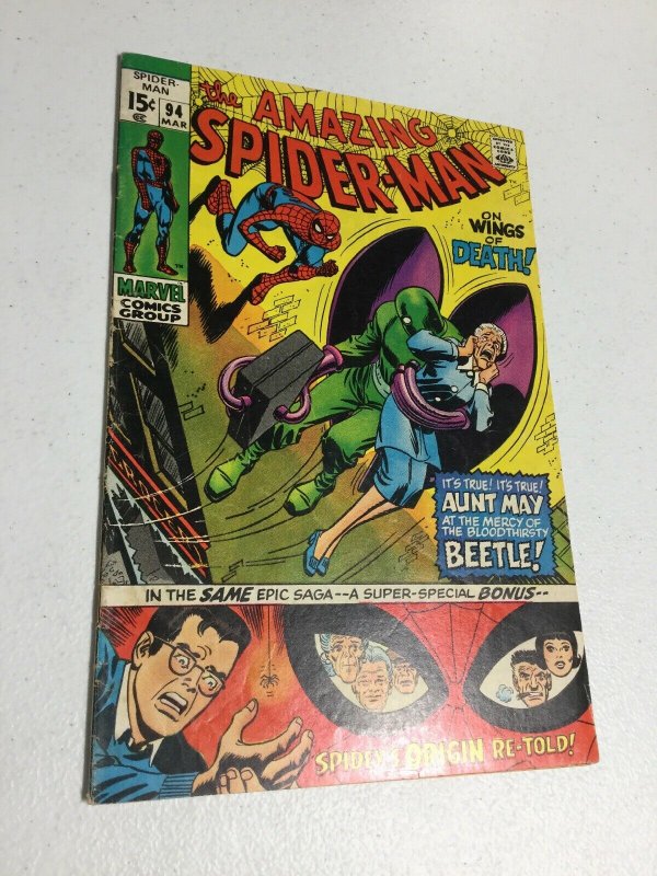 Amazing Spider-Man 94 Vg Very Good 4.0 Marvel Comics