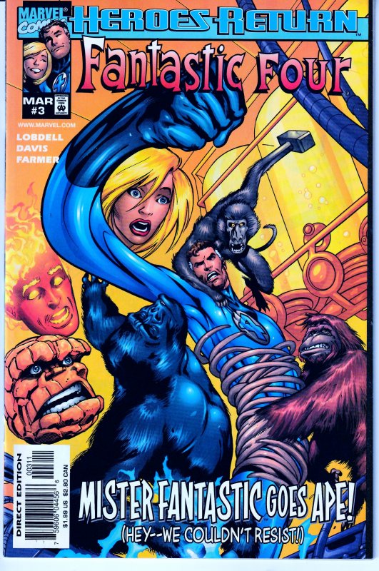 Fantastic Four(vol. 2)#2,3,4,5,6,8 Silver Surfer, Red Ghost,Super Apes,TechNet