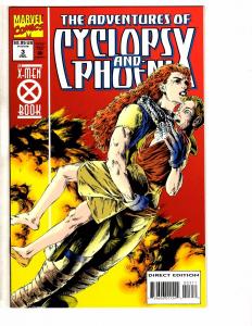 Lot Of 8 Cyclops & Phoenix Marvel Comic Books # 1 2 3 4 2 DIFFERENT Series J202