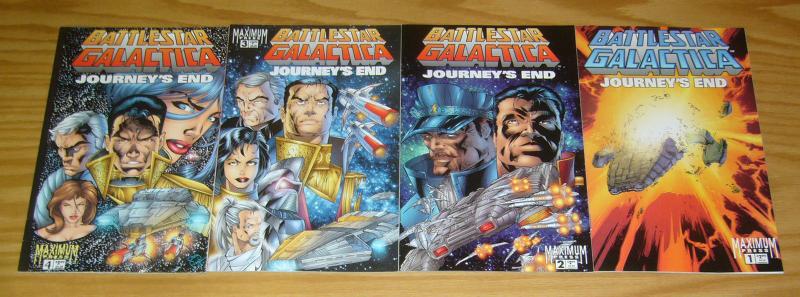 Battlestar Galactica: Journey's End #1-4 VF/NM complete series ROB LIEFELD 2 3