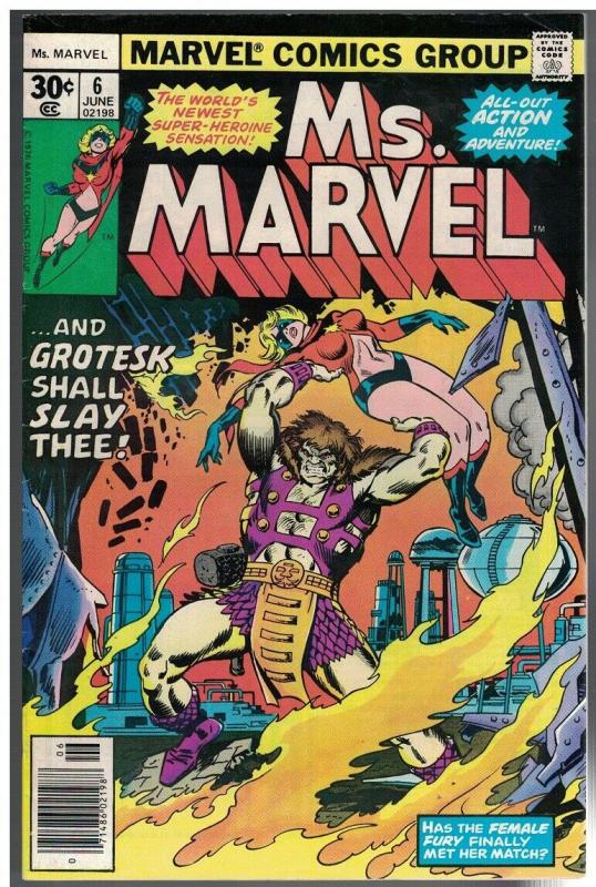 MS MARVEL 6 VG-F  June 1977