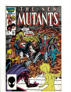 12 The New Mutants Marvel Comics # 38 39 40 41 42 43 44 45 46 47 48 49 Namor RB7