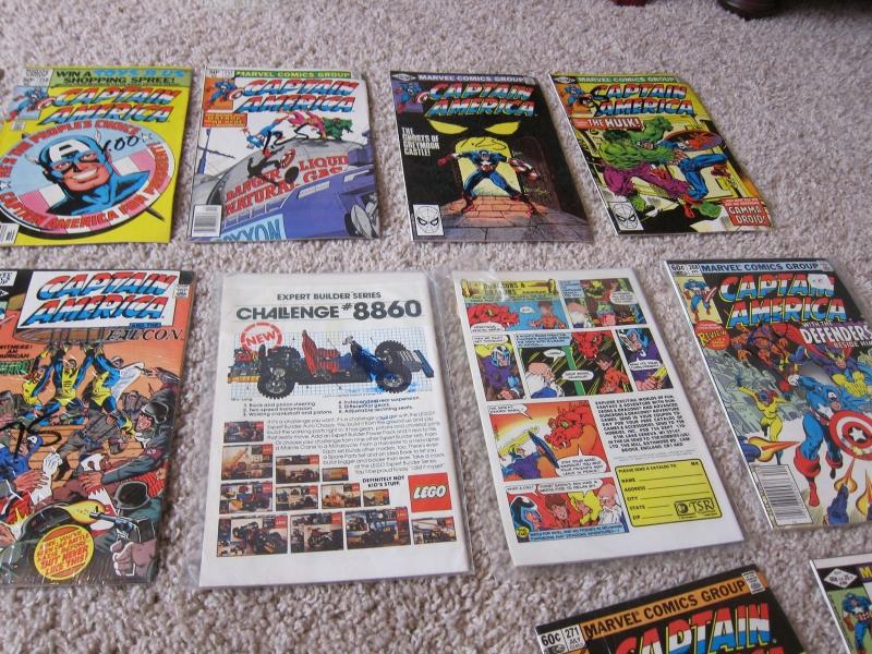 Captain America #248-250 #252 256 257 + Fine (6.0) 15 book lot (551J)