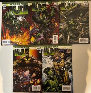 *World War Hulk (2007, of 5) 1-5 5 hg bks