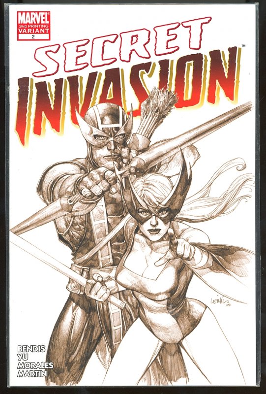 Secret Invasion #2 Third Print Cover (2008) Secret Invasion