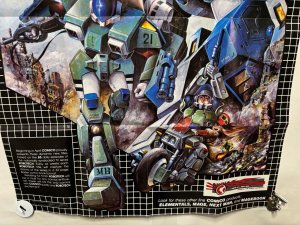 ROBOTECH Macross Masters New Generation Comic promo poster Original 1985 28x20”