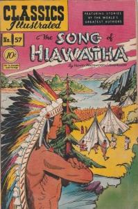 Classics Illustrated 57 Strict 1956 FN- 5.5 High-Grade Hiawatha Original just up