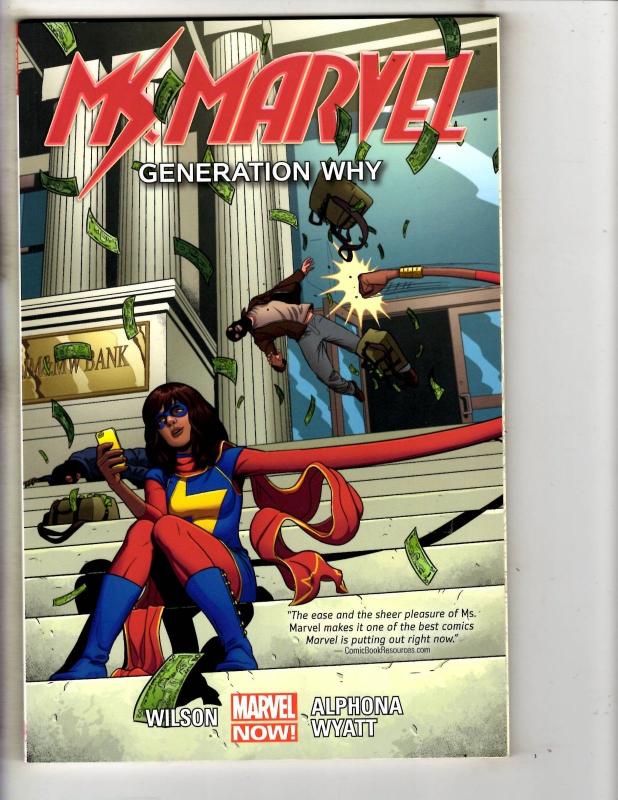 Ms. Marvel Vol. # 2 Generation Why Marvel Comics TPB Graphic Novel Comic J287