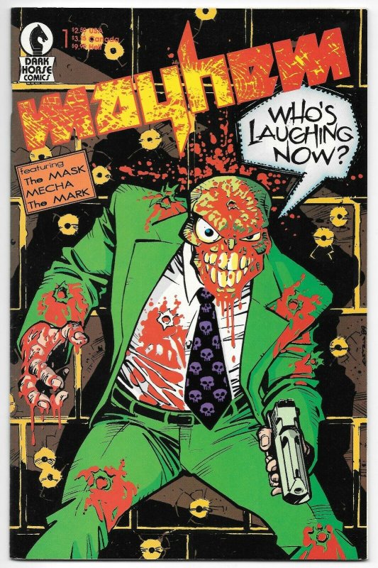 Mayhem #1 - Dark Horse 1989 - THE MASK - VF+